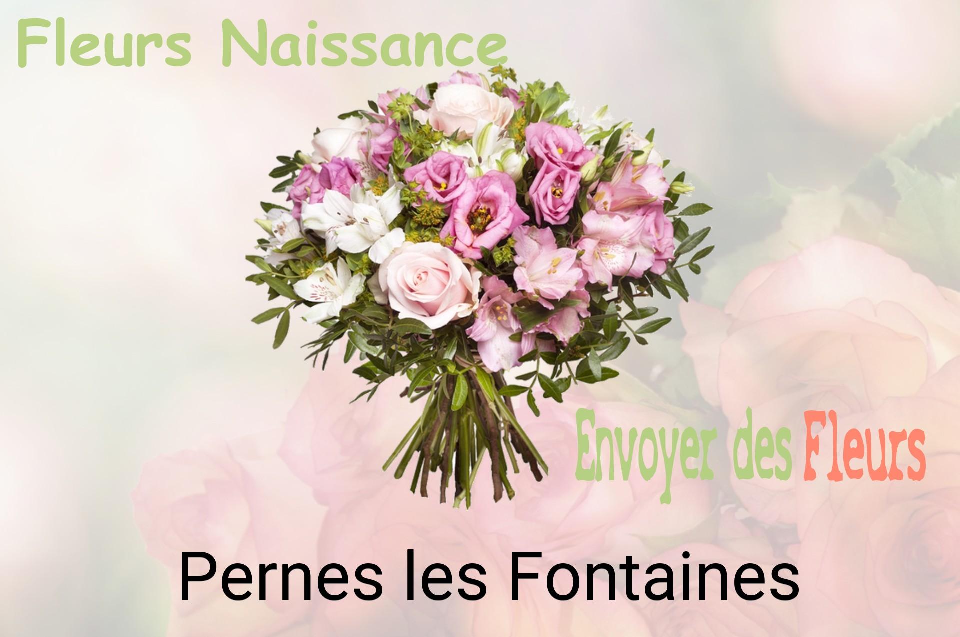 Bouquet de fleurs de naissance livré à Pernes-les-Fontaines