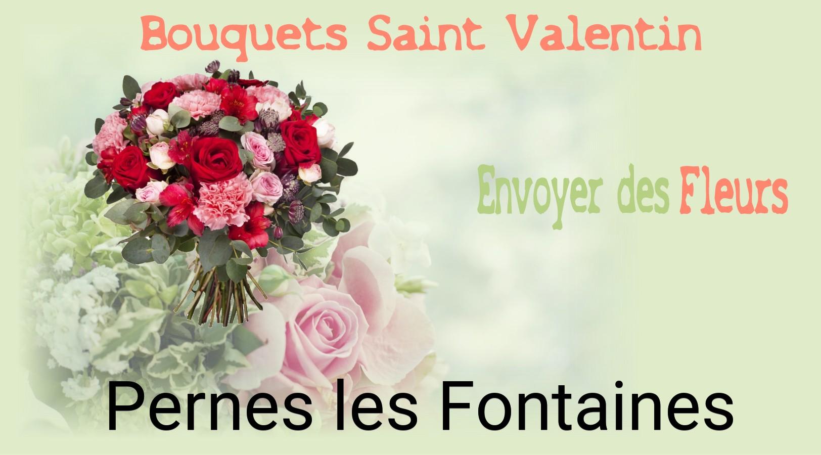 Roses de Saint-Valentin livrées à Pernes-les-Fontaines
